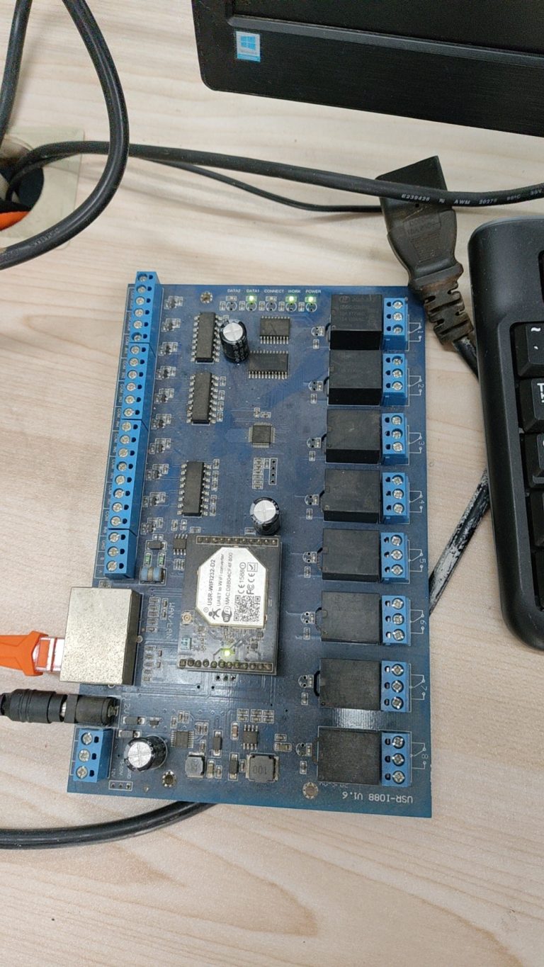 usr-io88 8路网络继电器接入ha支持16路继电器板