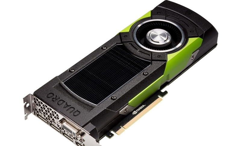 NVIDIA Quadro M6000 24GB 专业显卡外观（涡轮风扇、单 8pin 供电）